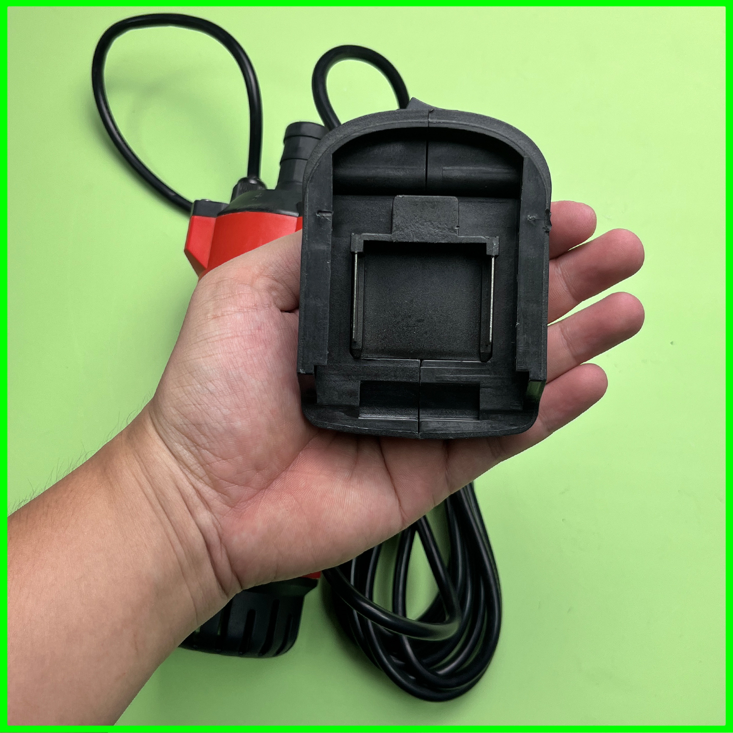 Bơm Chìm Dùng Pin  21V Lưu Lượng 80l/m Áp Lực Lớn,Chân Pin Thông Dụng 4cm_thumbnail_3