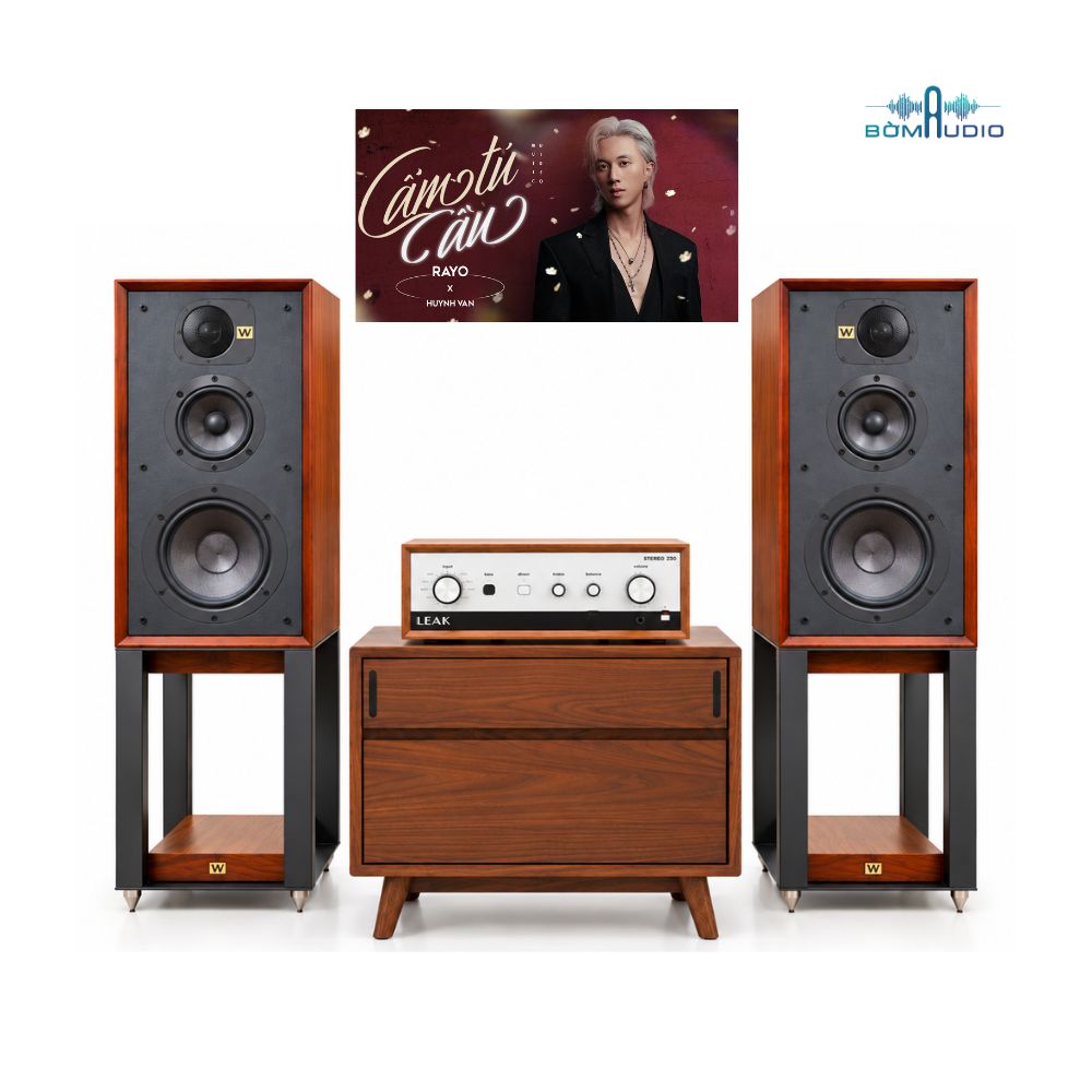 Combo Amply LEAK STEREO 230 + Loa WHARFEDALE LINTON HERITAGE 85TH - LEW5 