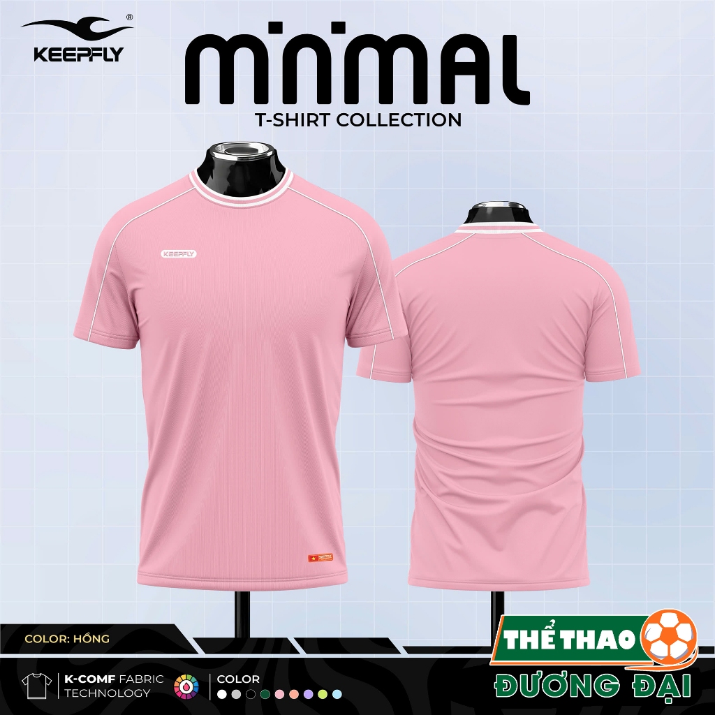 Áo Thể Thao Cổ Tròn Đa Năng Keepfly Minimal Vải Mè Thoáng Khí Thể Thao Đương Đại_thumbnail_5