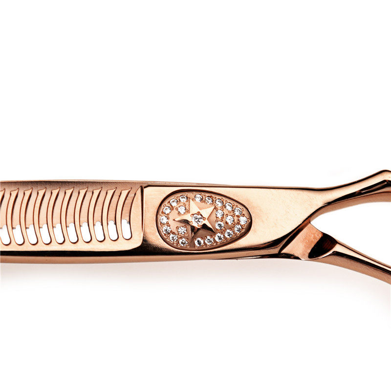 Kéo tỉa Joewell SPG25 / 25F Rose Gold không vết tỉa 25% (Hàng order)_thumbnail_4