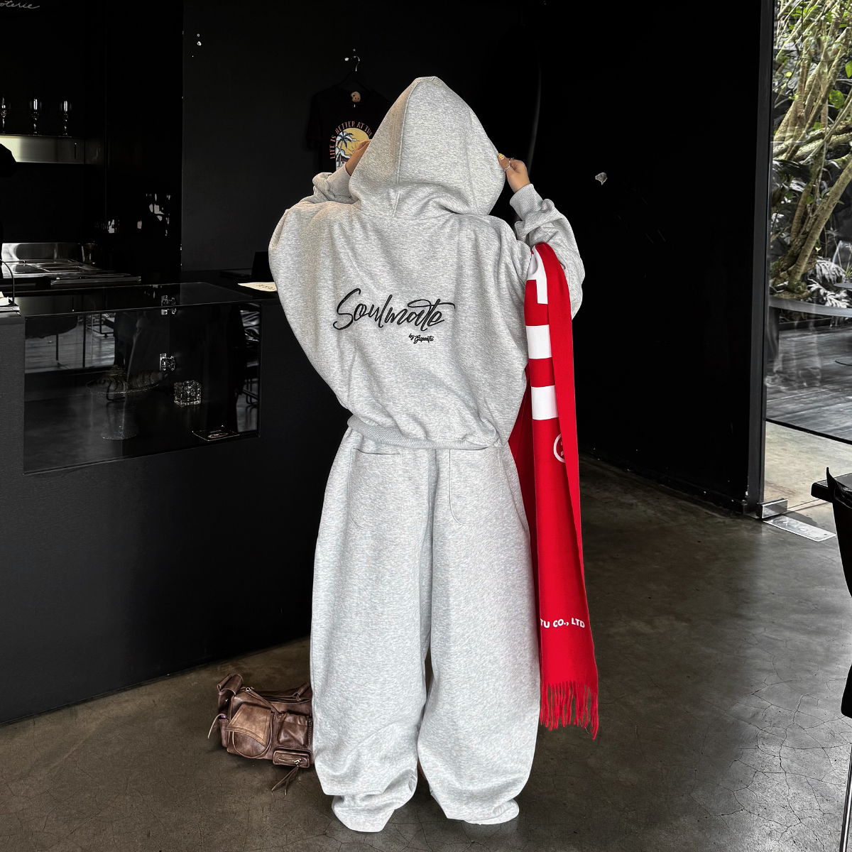 Set Bộ Nỉ Áo Hoodie Zip Soulmate GUPO Form Boxy Quần Dài Form Rộng Unisex Local Brand - SETNI_thumbnail_3