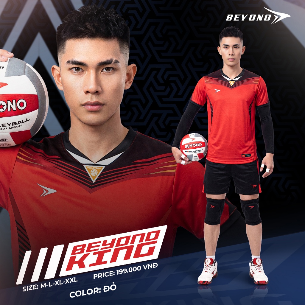 BST Quần Áo Bóng Chuyền Beyono King II Thun Mè Cao Cấp Thoáng Khí Thể Thao Đương Đại_thumbnail_5