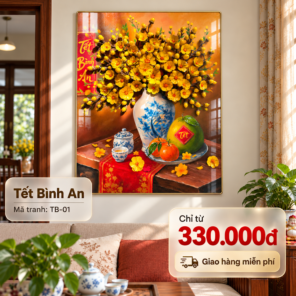 Tranh Tết Bình An