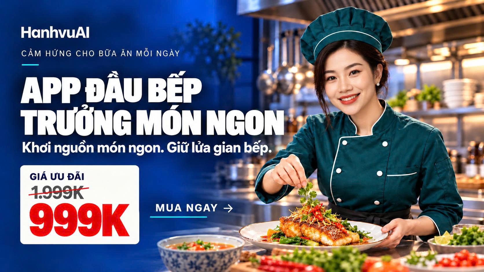 APP Đầu Bếp Món Ngon (Vĩnh viễn)
