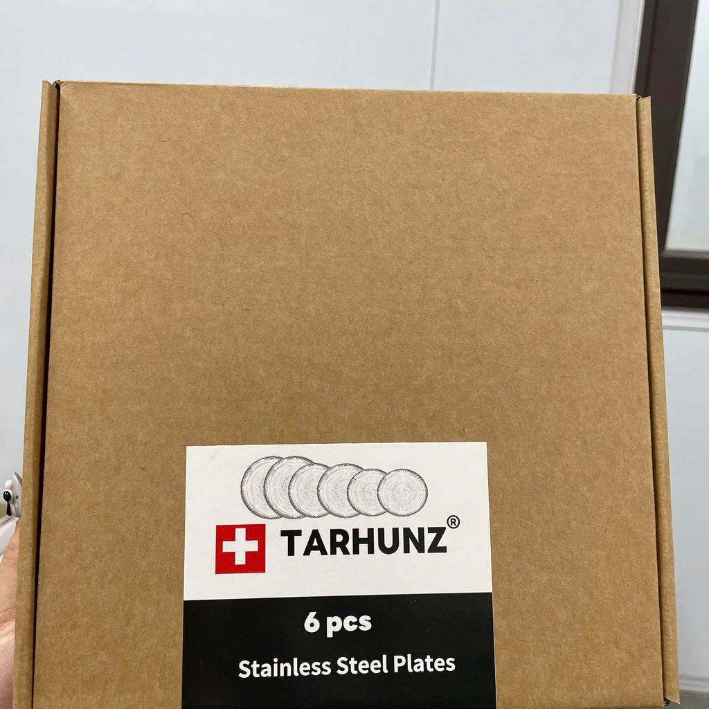 Bộ 6 Đĩa Inox Cao Cấp Tarhunz® Chống Gỉ, Chống Rơi Vỡ_thumbnail_8