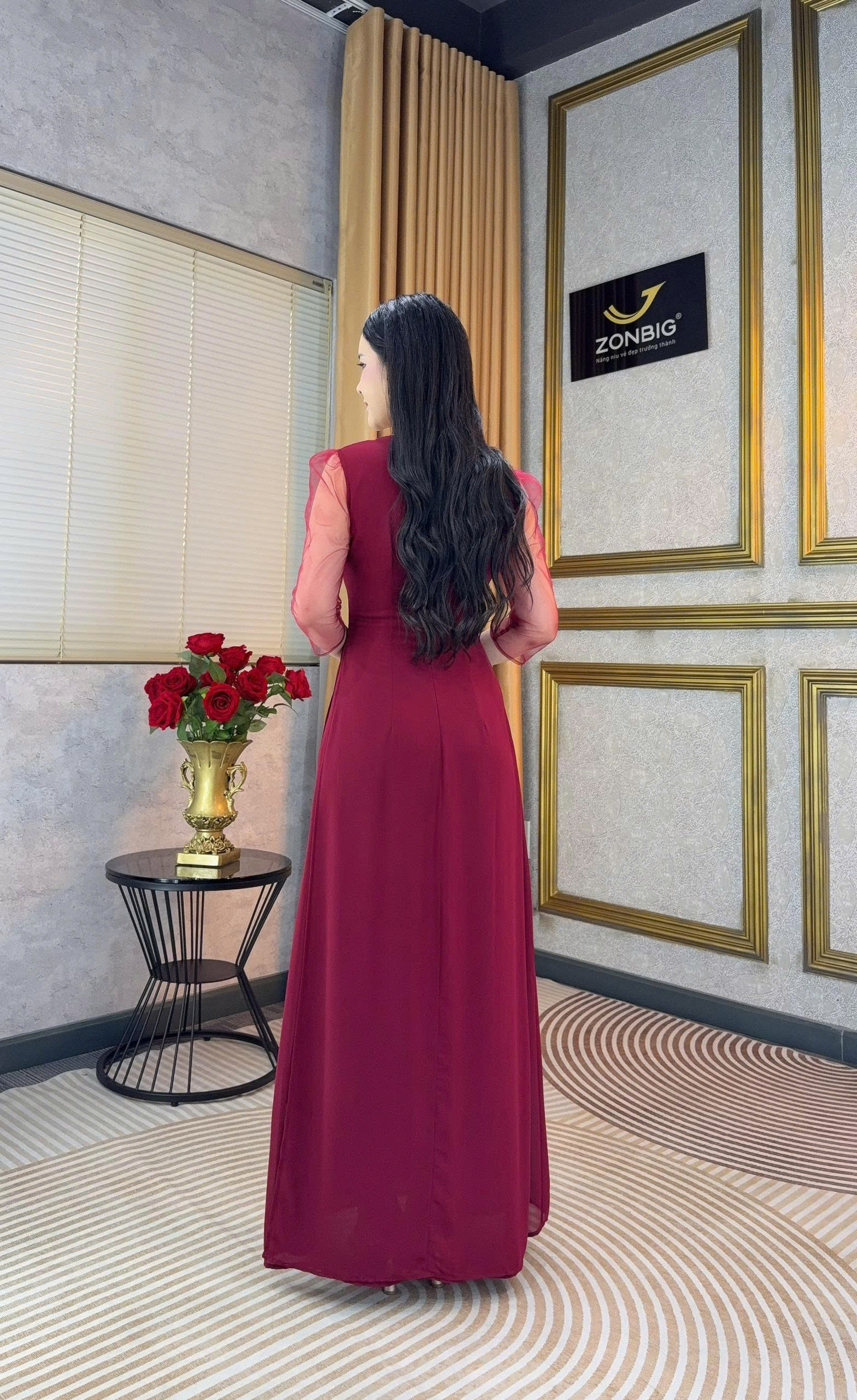 Đầm giả áo dài - Y2231 - Thương hiệu ZONBIG_thumbnail_6
