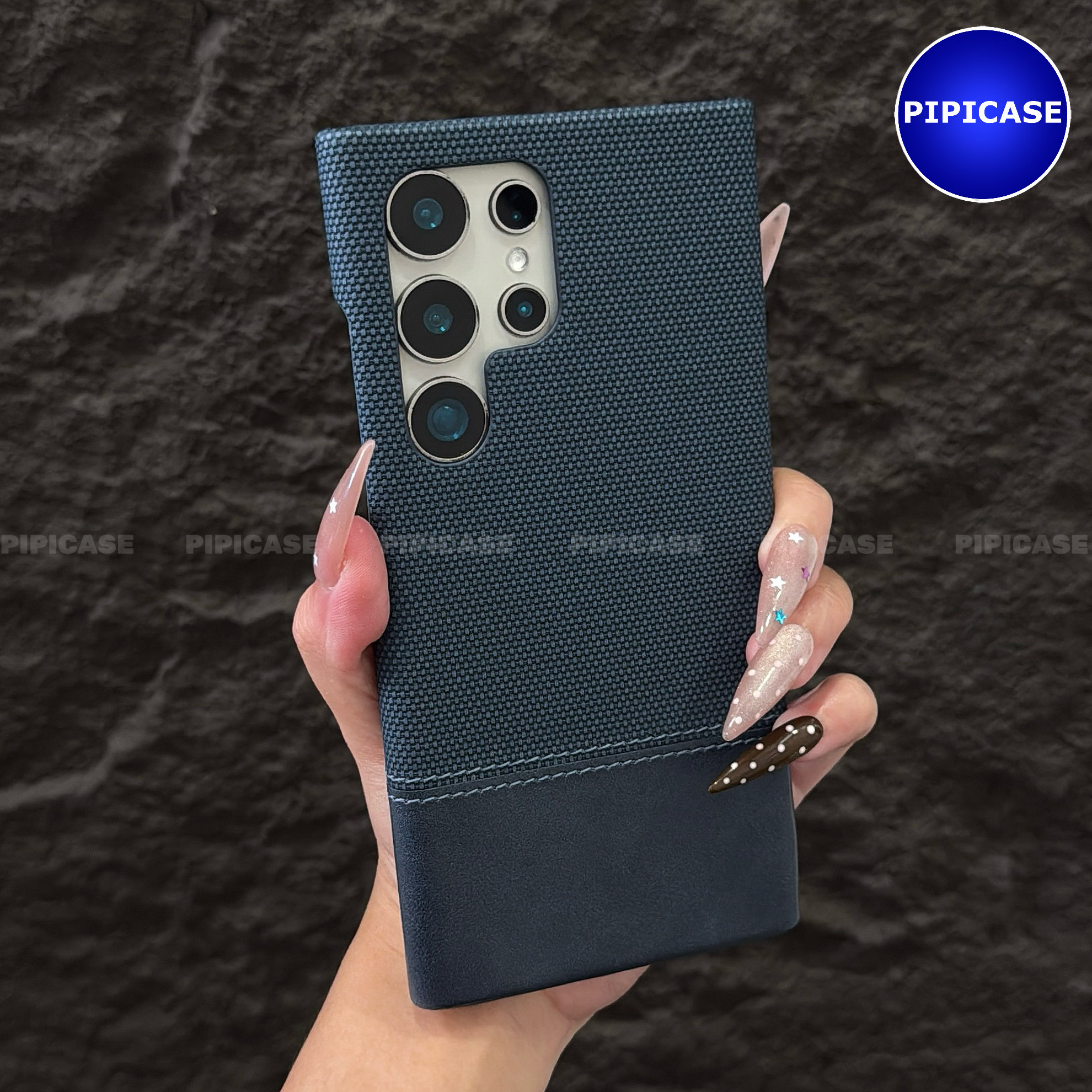 Ốp Lưng Samsung S24 Ultra 5G - Lechi - Xanh Dương_thumbnail_0