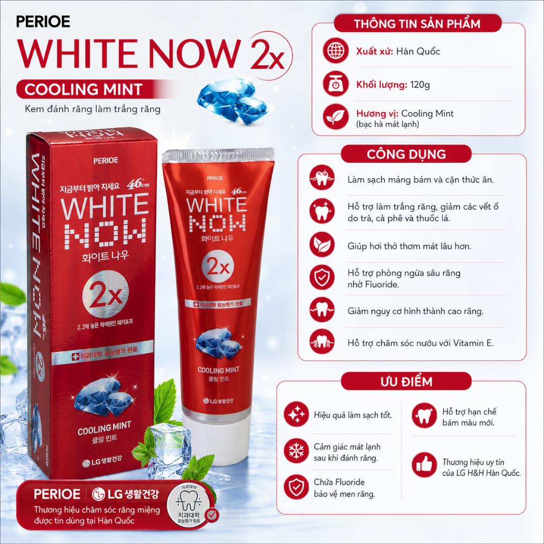 Kem đánh răng Perioe White Now 2x 120g_thumbnail_3