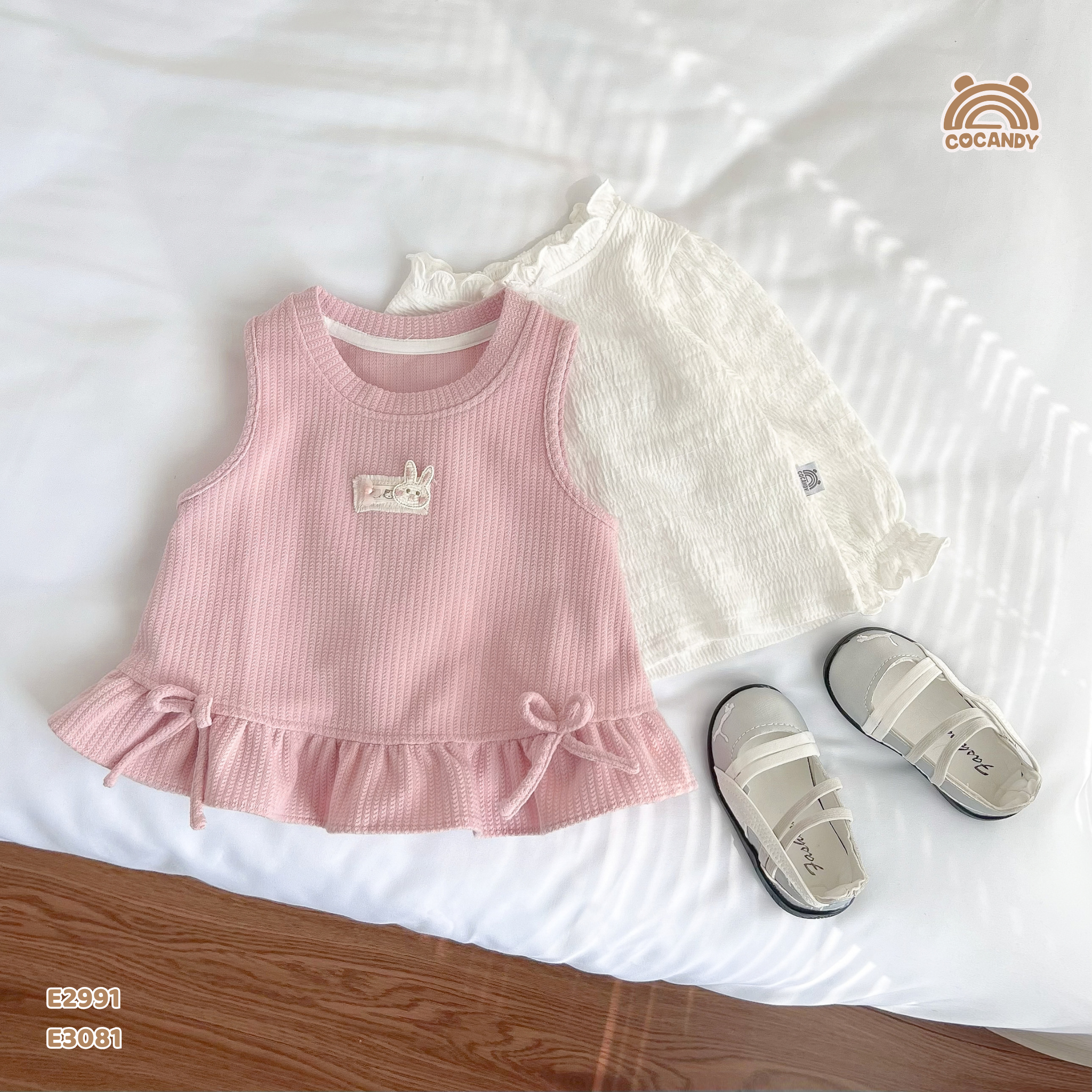 Áo gile HỒNG tag nơ ngực_thumbnail_1