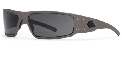 Gatorz Magnum - Gunmetal w/ Black Logo, Smoke Polarized (GZ-01-111)