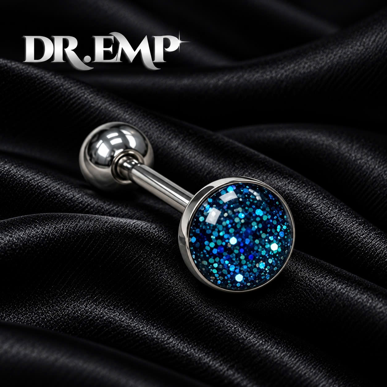 Lưỡi đá dán xanh dương lấp lánh