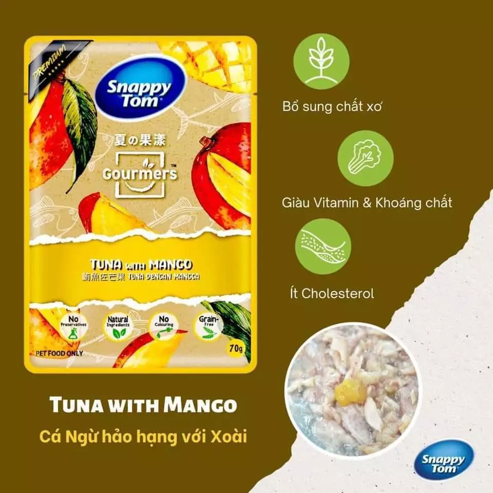 Pate Cho Mèo Snappy Tom Gourmet Cá Ngừ Và Trái Cây_thumbnail_0