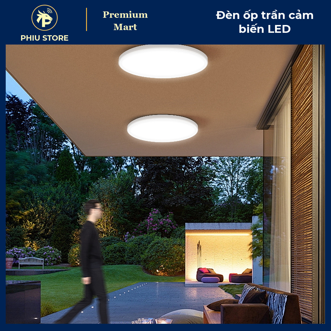 Đèn Ốp Trần LED Cảm Biến Chuyển Động / Radar 220V 12W–40W Ánh Sáng Trắng, Cho Hành Lang, Cầu Thang, Ban Công - PHIU STORE_thumbnail_6