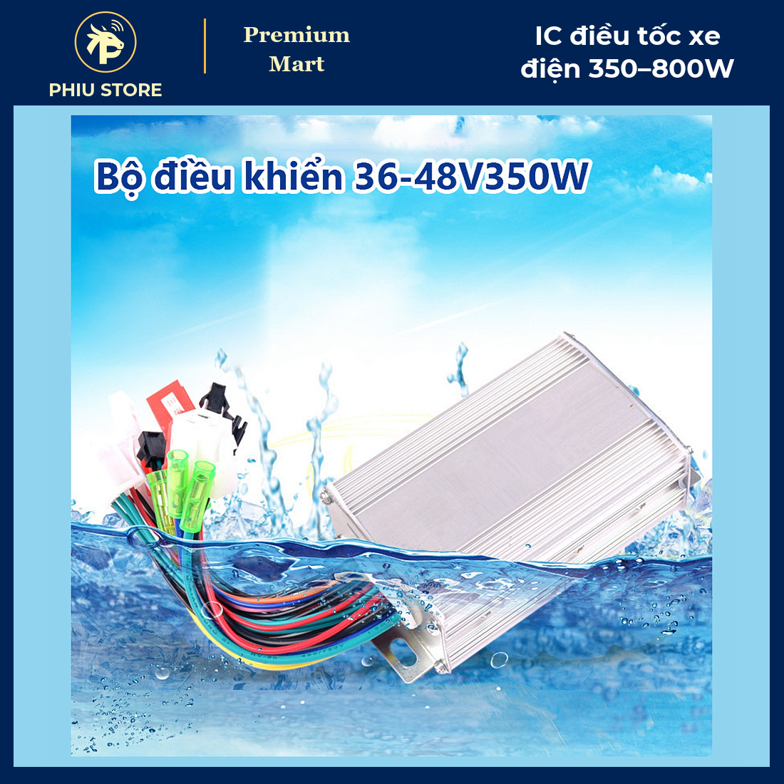 IC Điều Tốc Xe Điện 350–800W 36/48/64V - Bộ Điều Khiển Không Chổi Than 5 Trong 1 - PHIU STORE_thumbnail_2