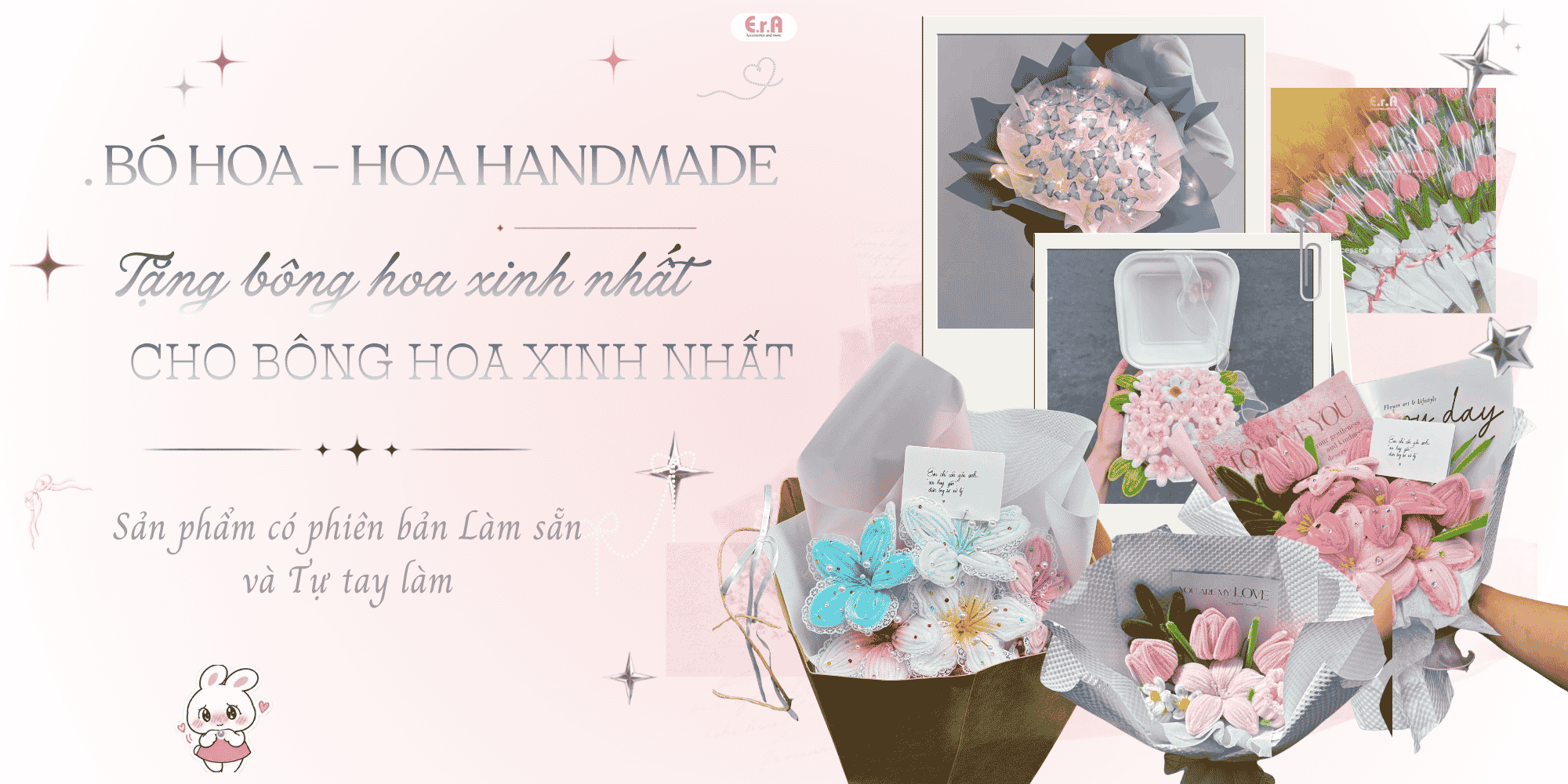 _Bó hoa – hoa handmade (1)