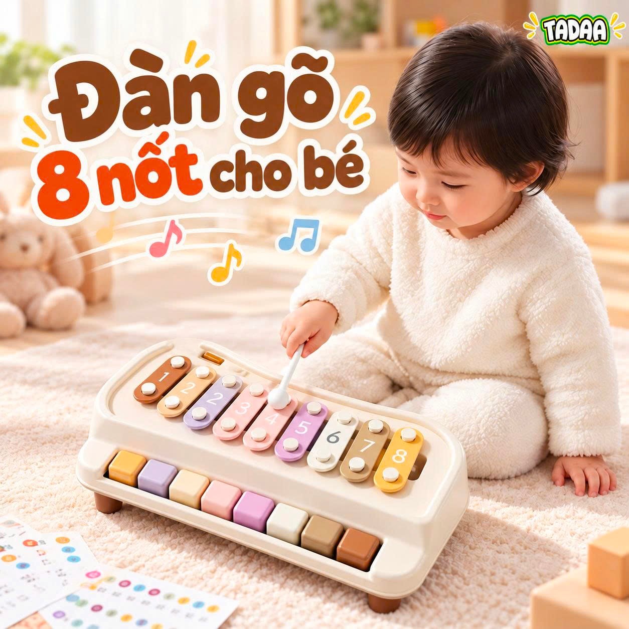 ĐÀN GÕ ÂM NHẠC 8 NỐT