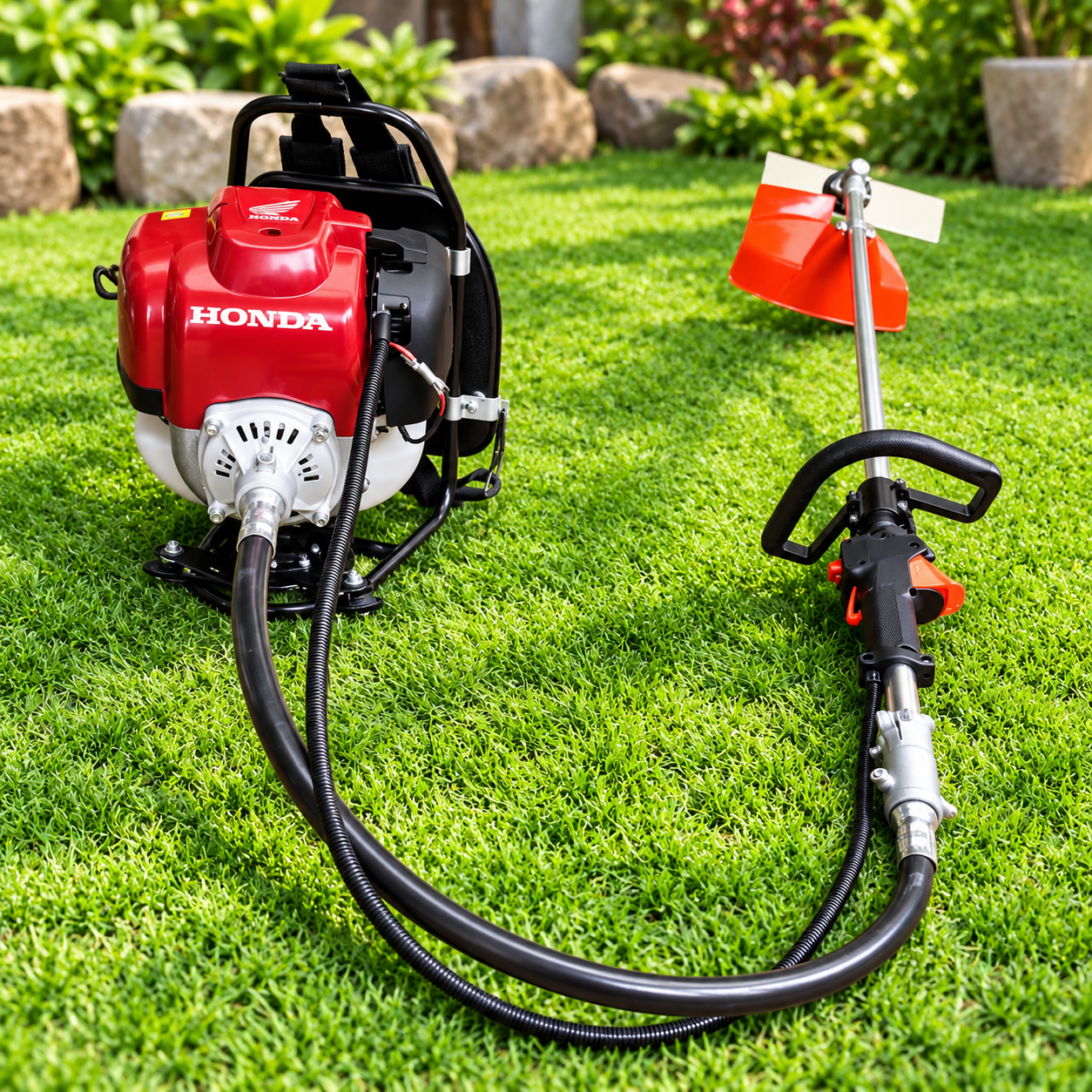 Máy Cắt Cỏ Đeo Lưng CX35 – Máy Cắt Cỏ Balo- Máy cắt cỏ cần mềm chạy động cơ xăng 4 thì Kamafuji _thumbnail_4