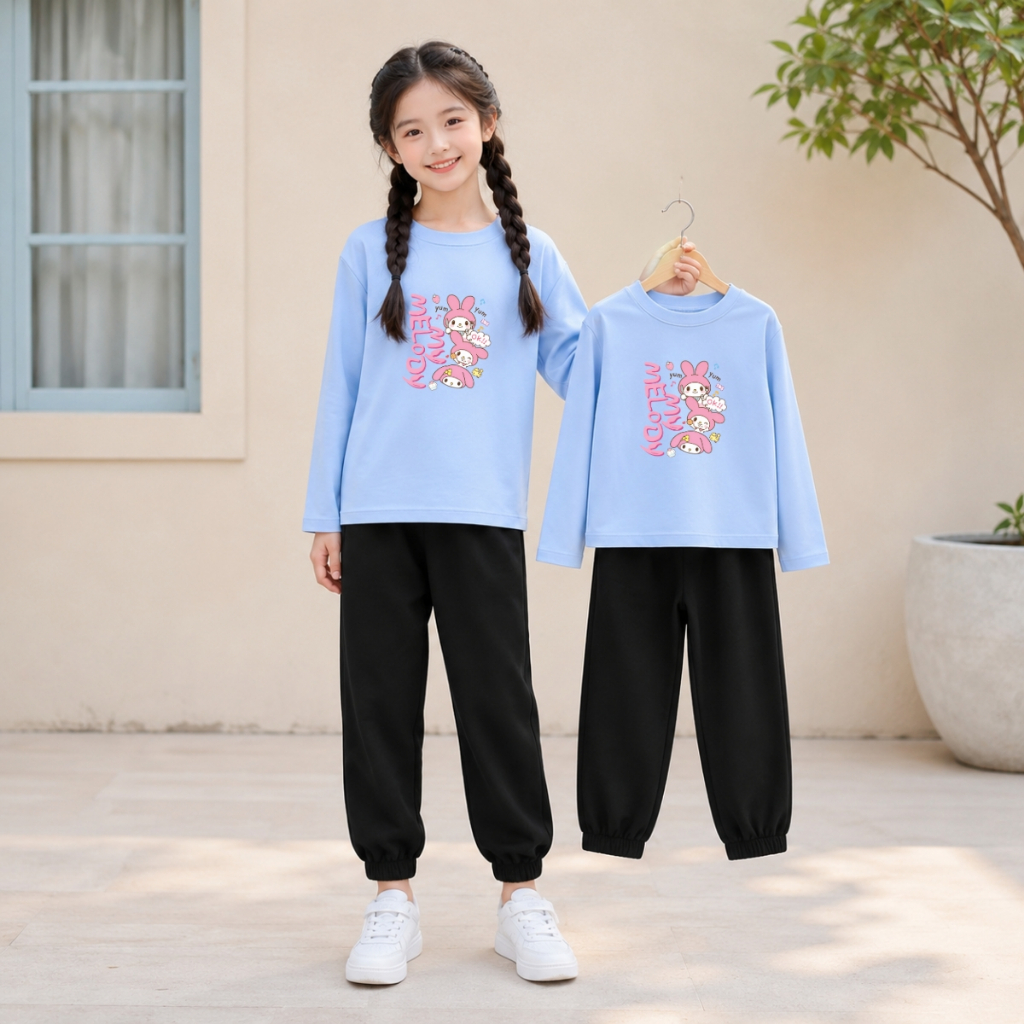 Set bộ Thu - Đông chất liệu cotton bé gái in 3 hình Medoly - Loza Kids BW727_thumbnail_2