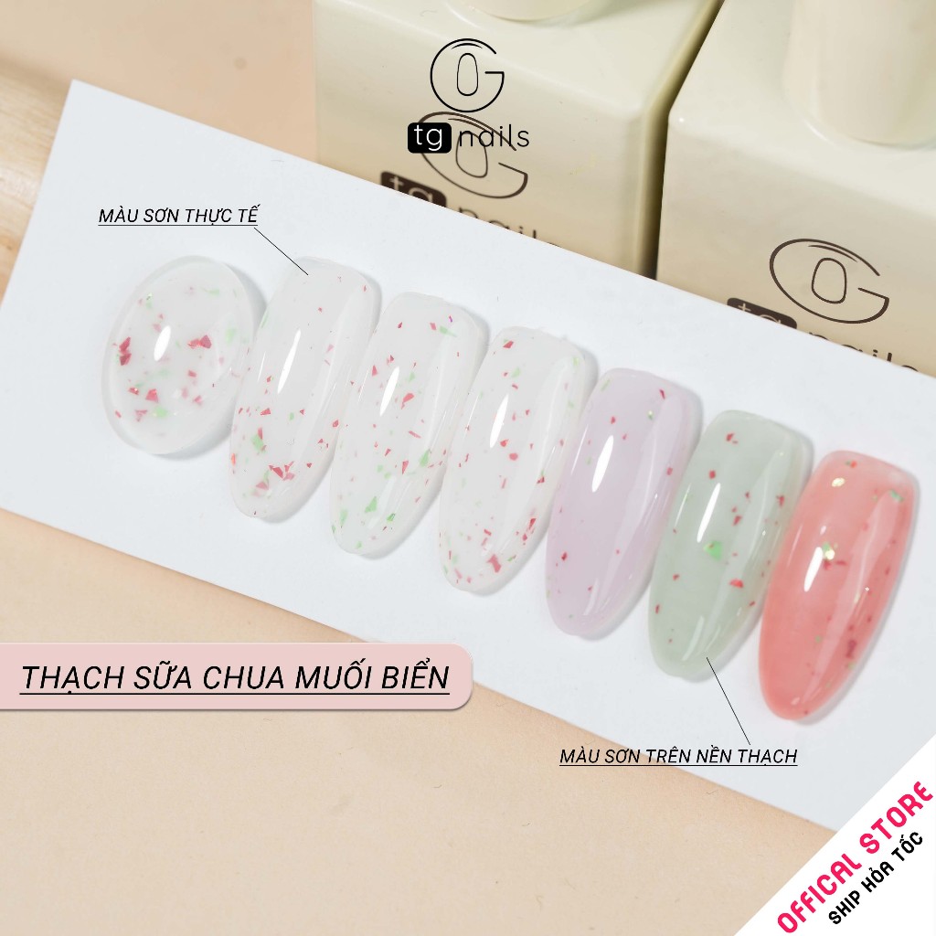 Sơn gel móng Thạch nhũ sữa chua TG chai 15ml_thumbnail_4