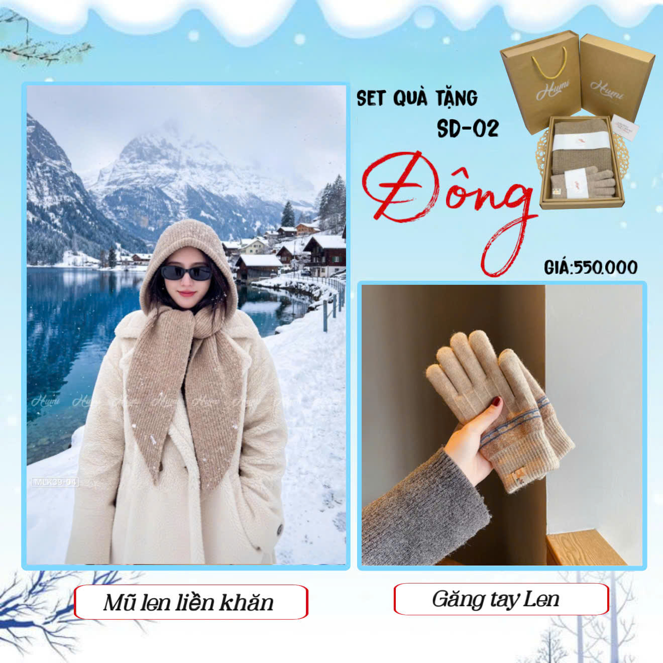 BỘ QUÀ TẶNG MÙA ĐÔNG (SD-02)