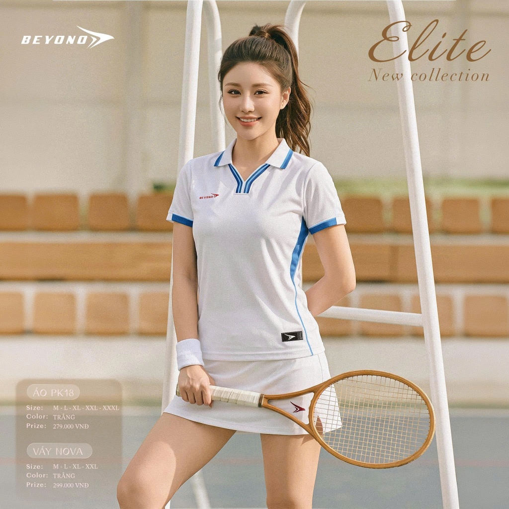 Áo Thể Thao Cổ Polo Beyono Elite PK18 Vải B-Airweave Thoáng Khí Thể Thao Đương Đại_thumbnail_5