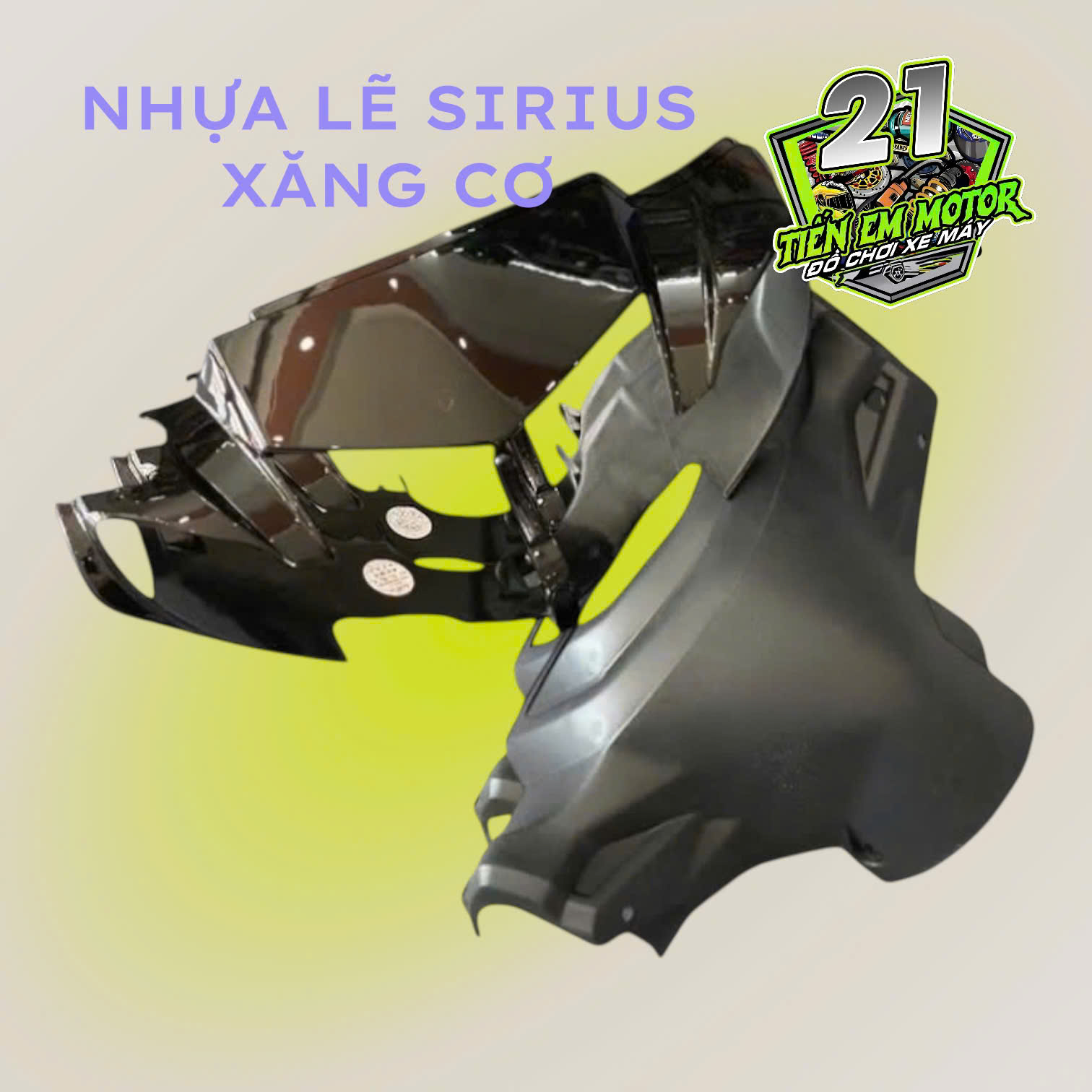 Ốp đầu trước Sihello Sirius xăng cơ - Nhựa ABS loại 1_thumbnail_3