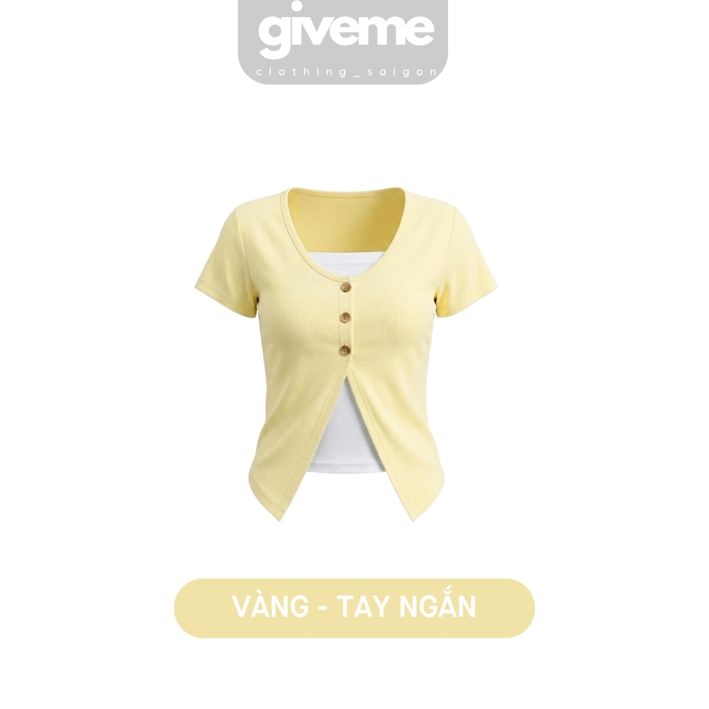 Áo thun tay ngắn phối cardigan 3 cúc - CDGN3CUC_thumbnail_2