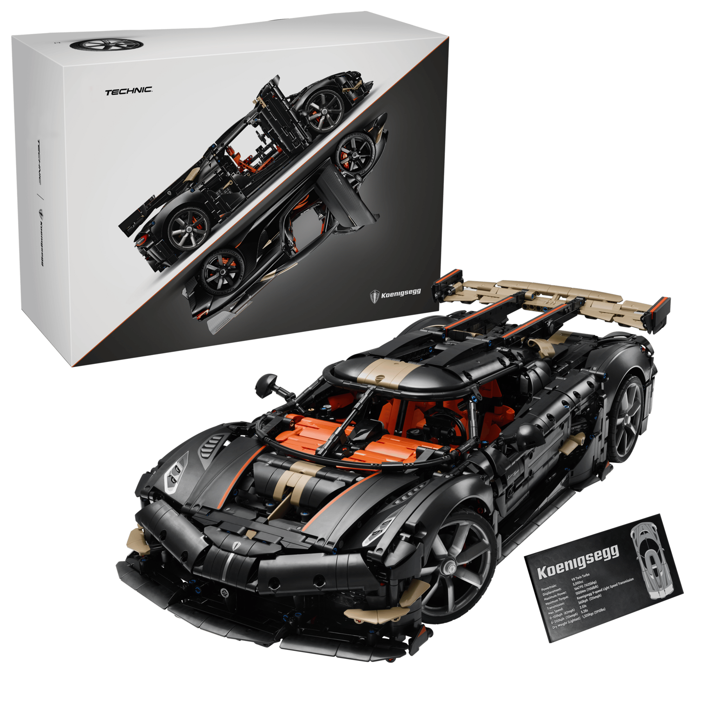 Mô Hình Lắp Ráp Siêu Xe LEGO Koenigsegg Sadair's Spear
