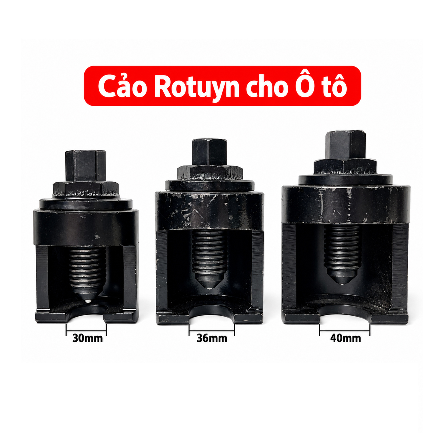 Dụng Cụ Tháo Rotuyn Xe Tải 30MM, 36MM Và 40MM, Cảo Rotuyn Xe oto