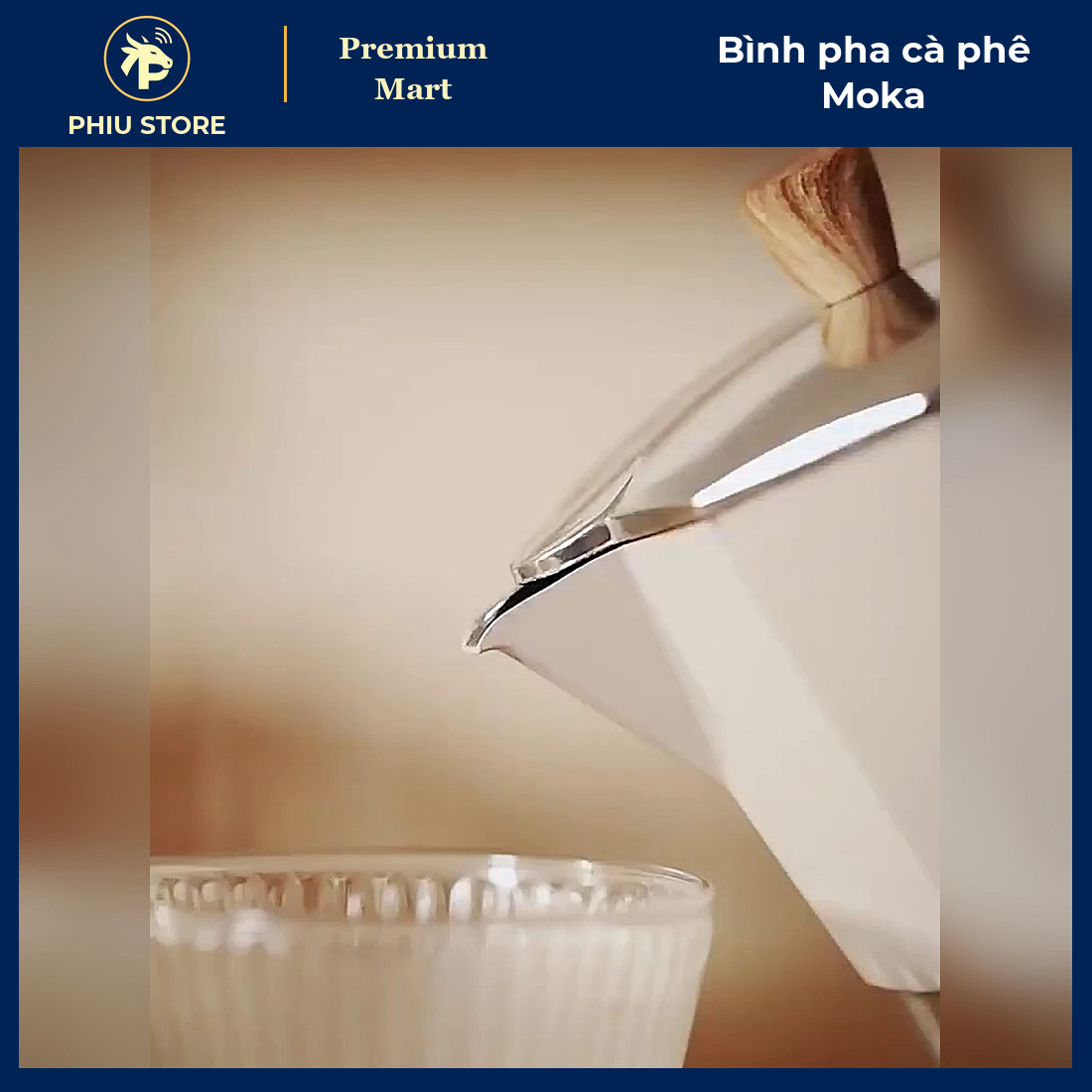 Bình Pha Cà Phê Moka Nhôm 150 Ml, 300 Ml Kiểu Ý - Ấm Pha Espresso Tại Nhà Hai Tầng Có Van An Toàn - PHIU STORE_thumbnail_3