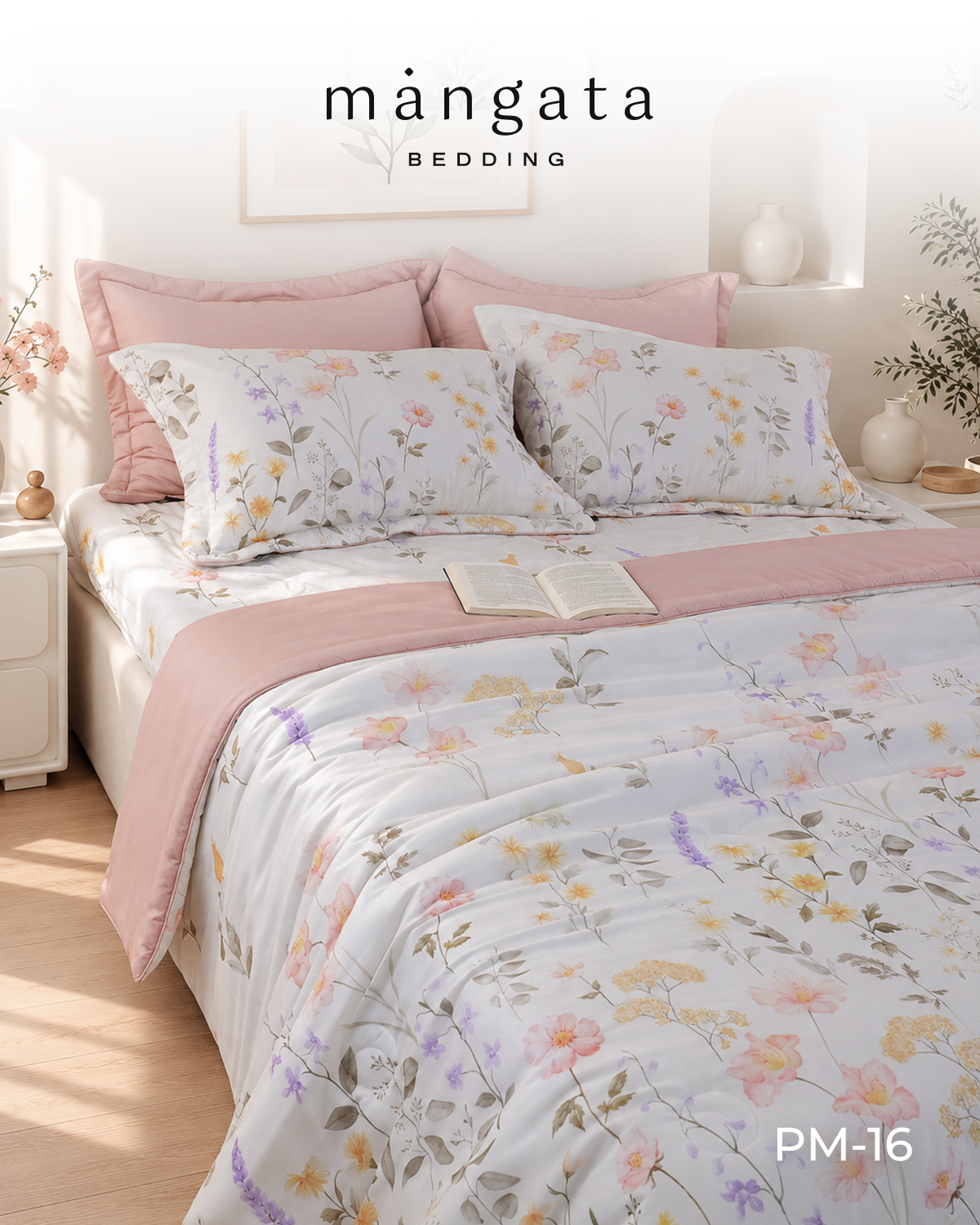 PM016 - Bộ Premium Modal chăn ga cao cấp