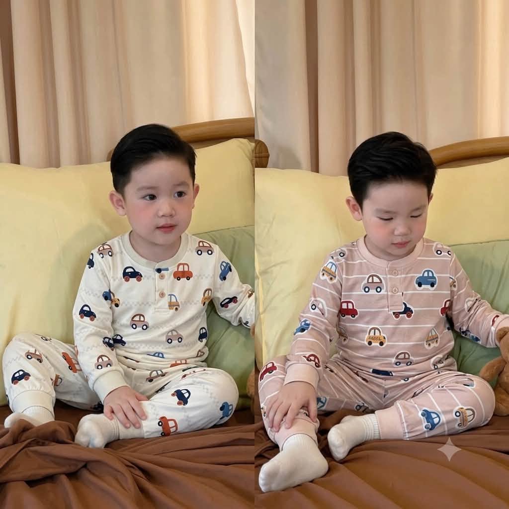 C51 SET 2 BỘ DÀI TAY Ô TÔ MINIBEBE- A100.461