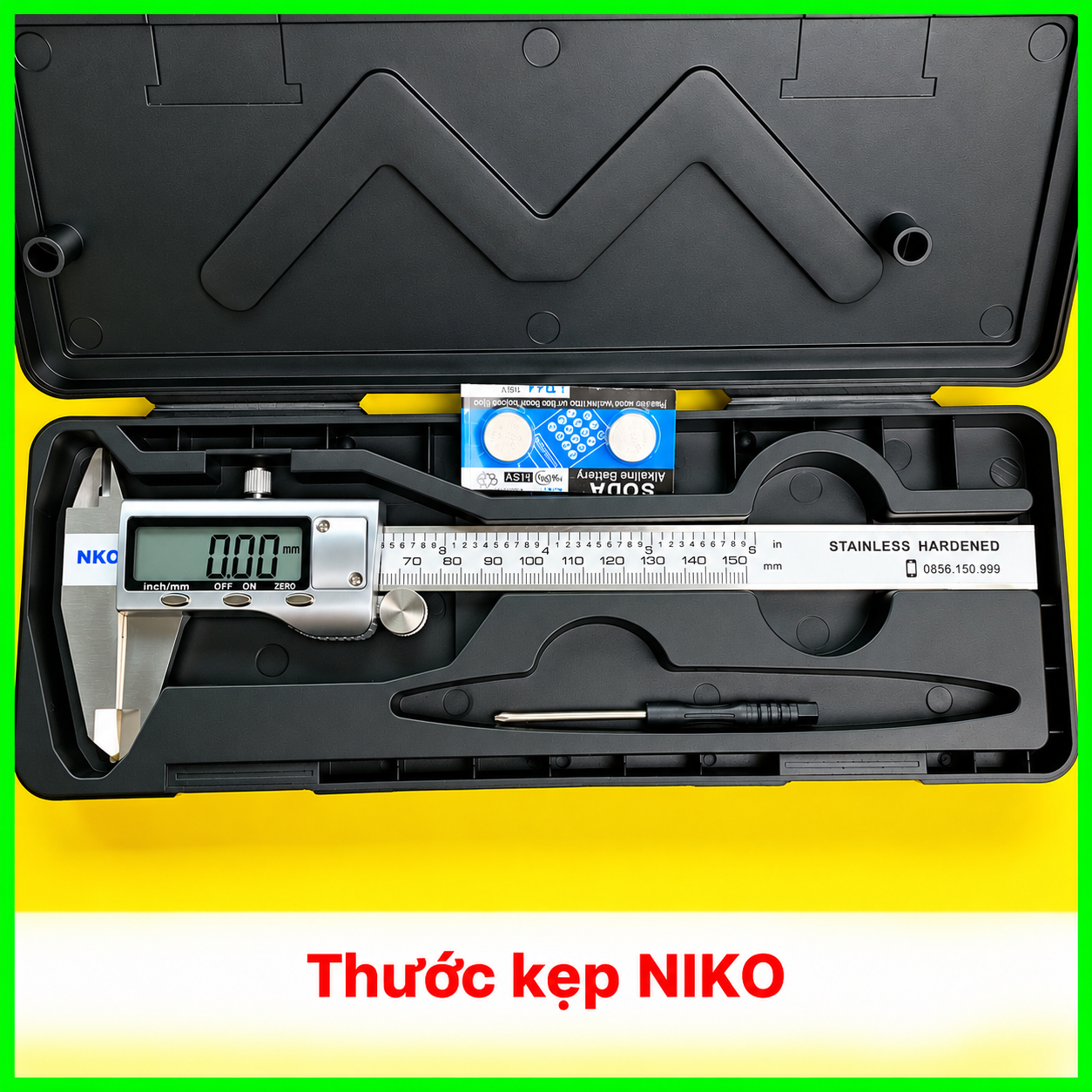 Thước kẹp điện tử, sai số ± 0.01mm, chất liệu thép không rỉ_thumbnail_8