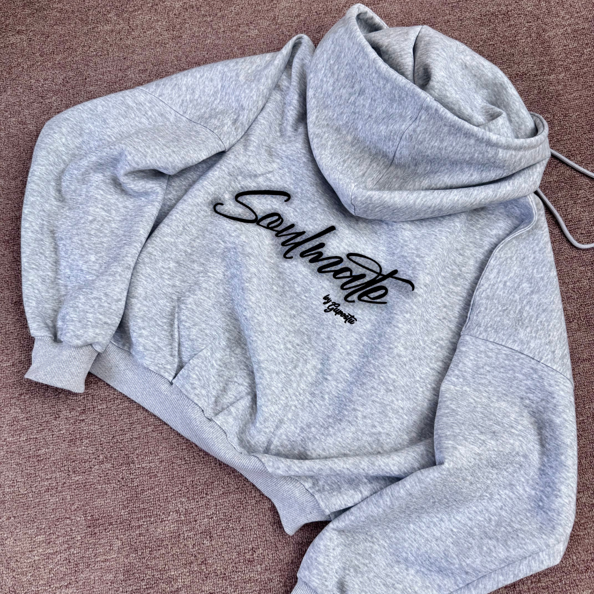 Áo Hoodie Zip Soulmate GUPO Áo Khoác Nỉ Ép Hàn 380GSM Thêu Nổi Form Boxy Unisex Local Brand - AKN-01_thumbnail_9