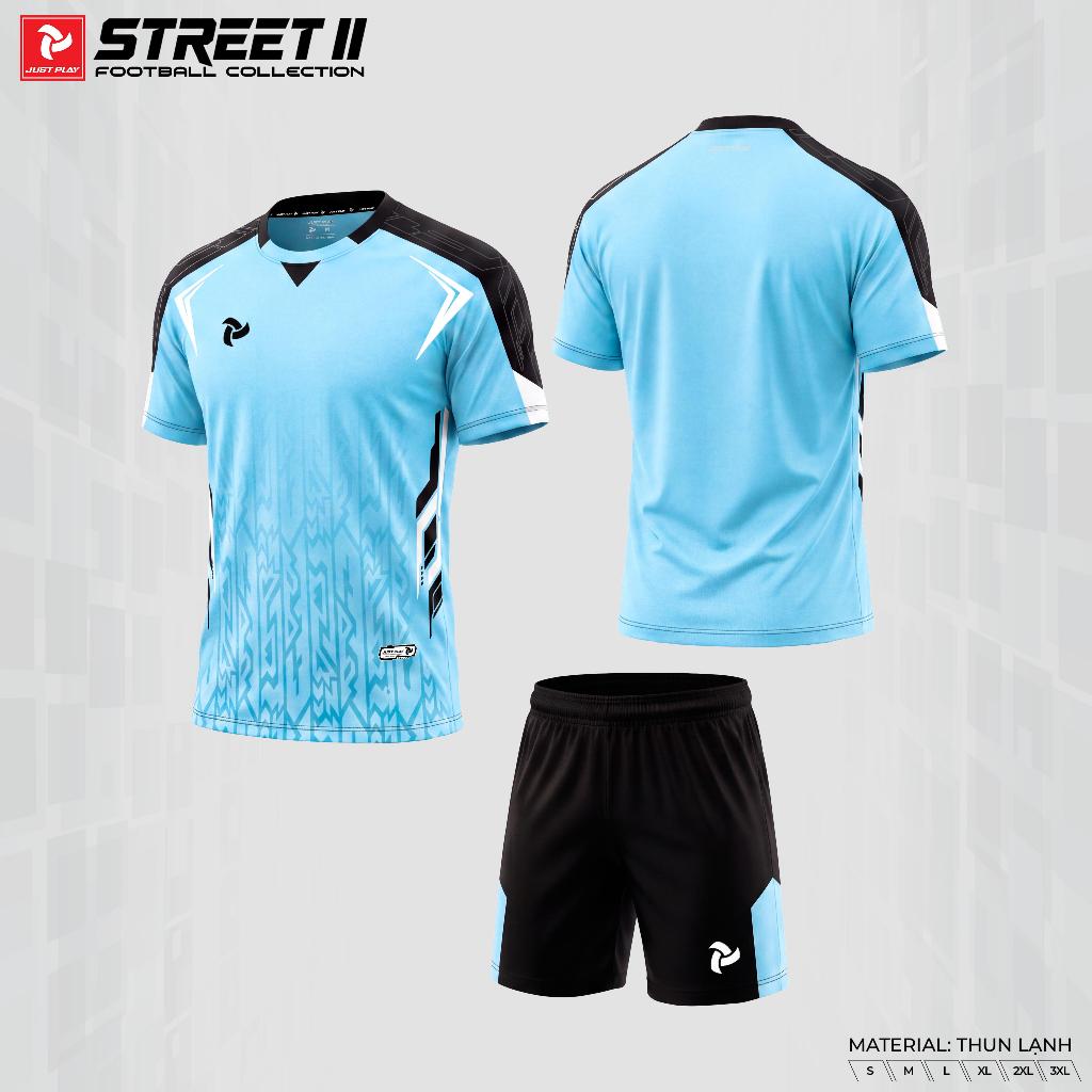 BST Quần Áo Bóng Đá Just Play Street 2 Thun Lạnh Cao Cấp Thể Thao Đương Đại_thumbnail_7