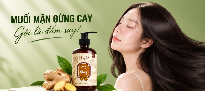 Ginger Shampoo Beauty Campaign