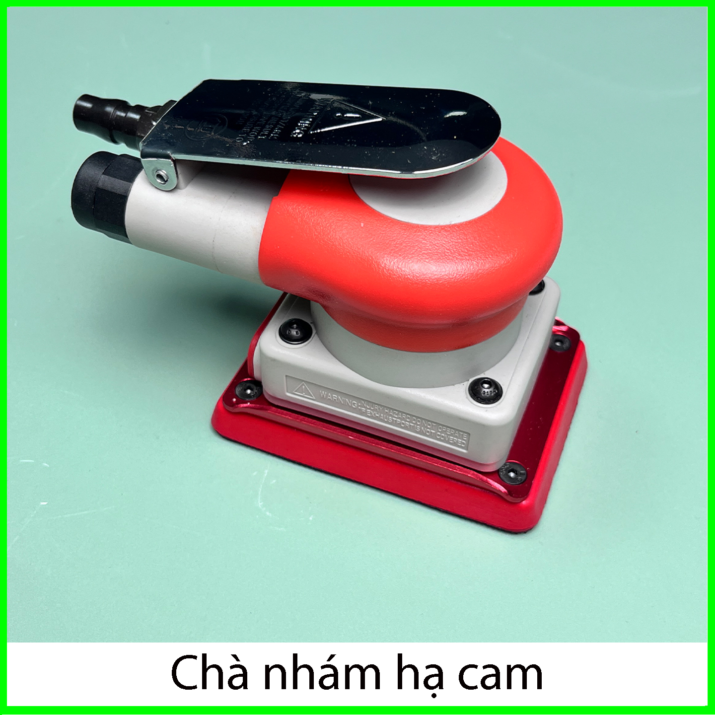 Máy chà nhám vuông đế 75 * 100, chà hạ cam, tặng 4 tờ nhám đi kèm._thumbnail_0