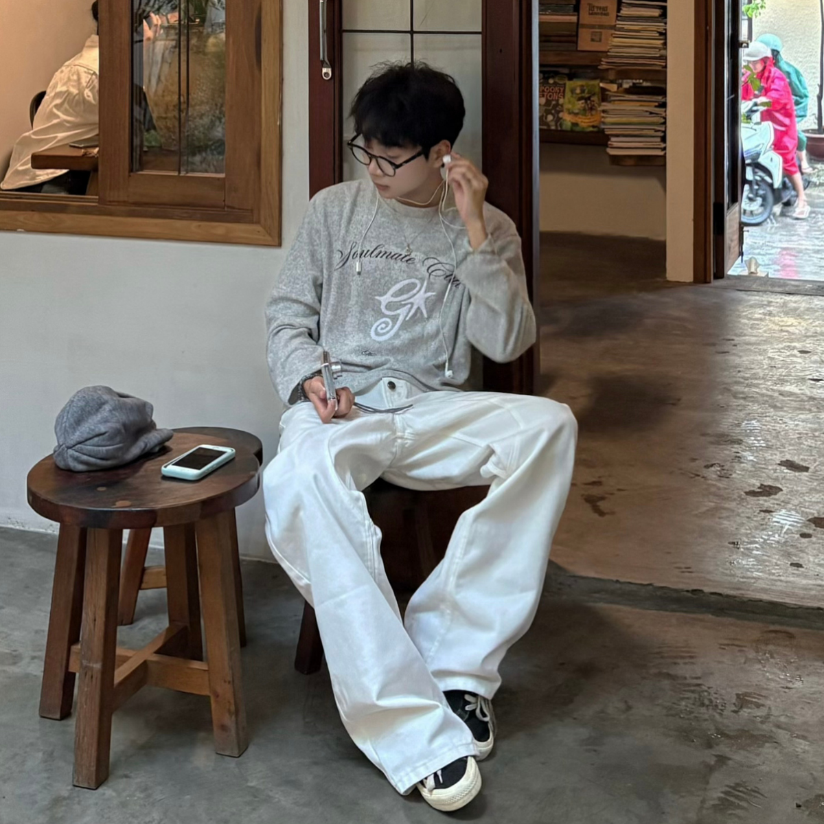 Áo Tay Dài Dệt Kim GUPO STAR GAZER Form Boxy Chất Dệt Kim Mỏng Cao Cấp Local Brand - ADK01_thumbnail_5