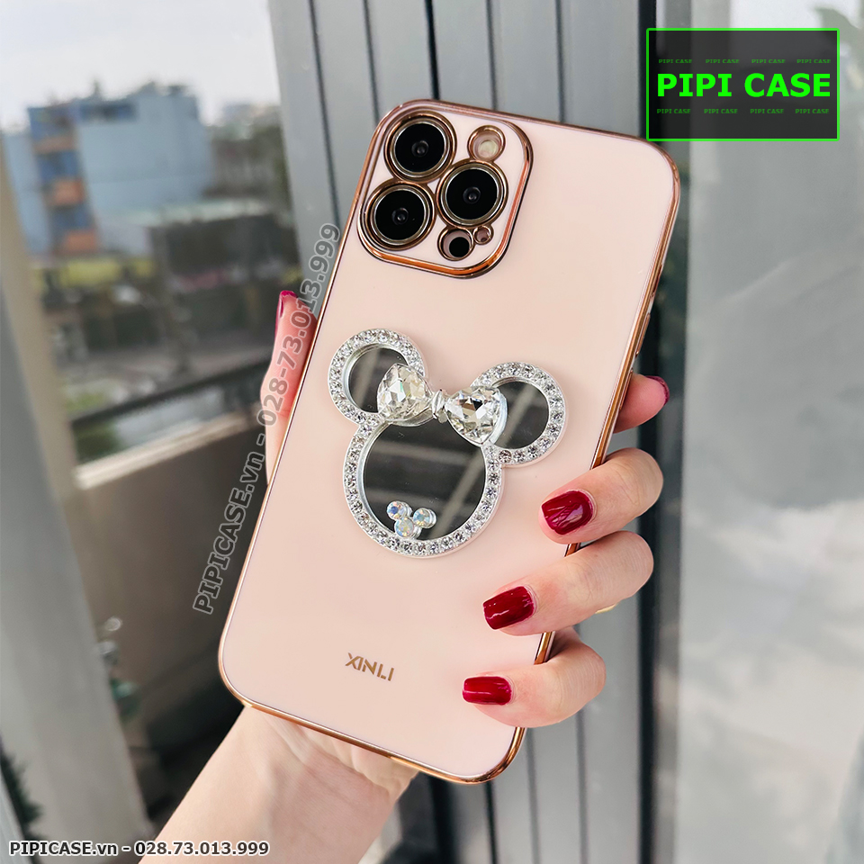 Ốp Lưng iPhone 13 Pro Max - Mic Gương - Vàng_thumbnail_1