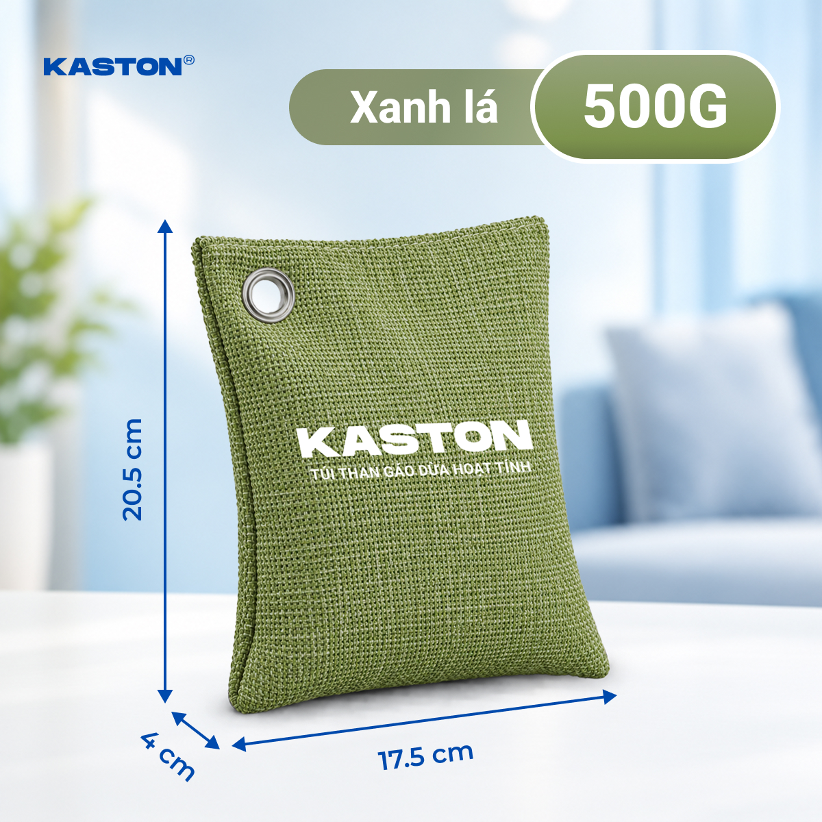 Túi Than Gáo Dừa Hoạt Tính Kaston - Khử Mùi Xe Ô Tô, Tủ Quần Áo, Tủ Giày, Tủ Lạnh, Hút Ẩm & Lọc Không Khí Tự Nhiên _thumbnail_10