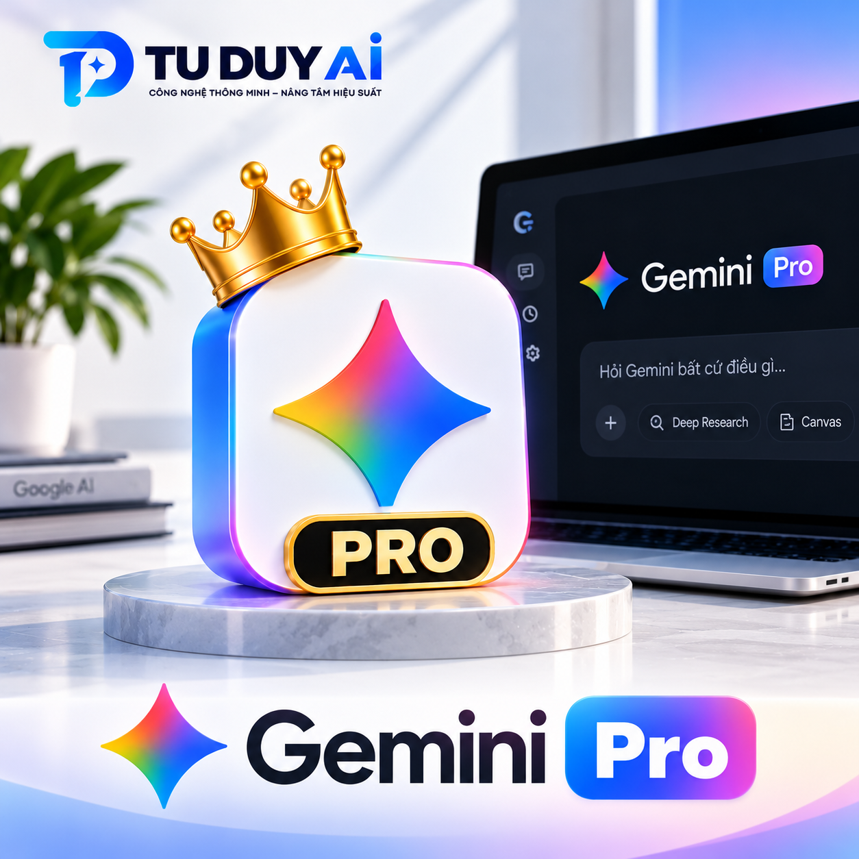 Nâng cấp Google Pro AI chính chủ