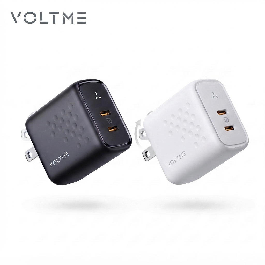 Củ Sạc Nhanh Voltme Revo 35 Duo GaN 35W (2 Cổng Type-C)