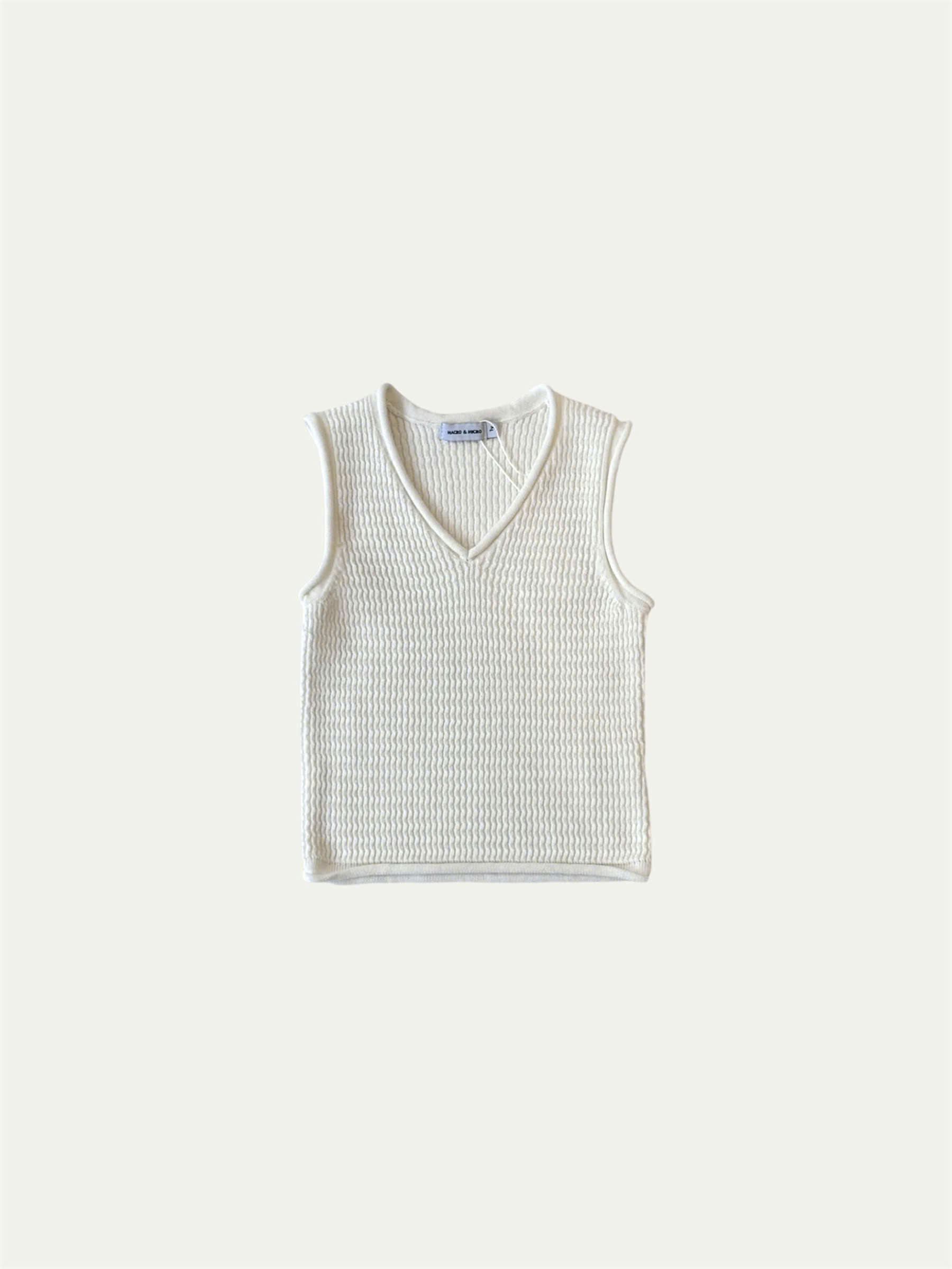 V-neck Gilet Knitted Vest 24_thumbnail_2