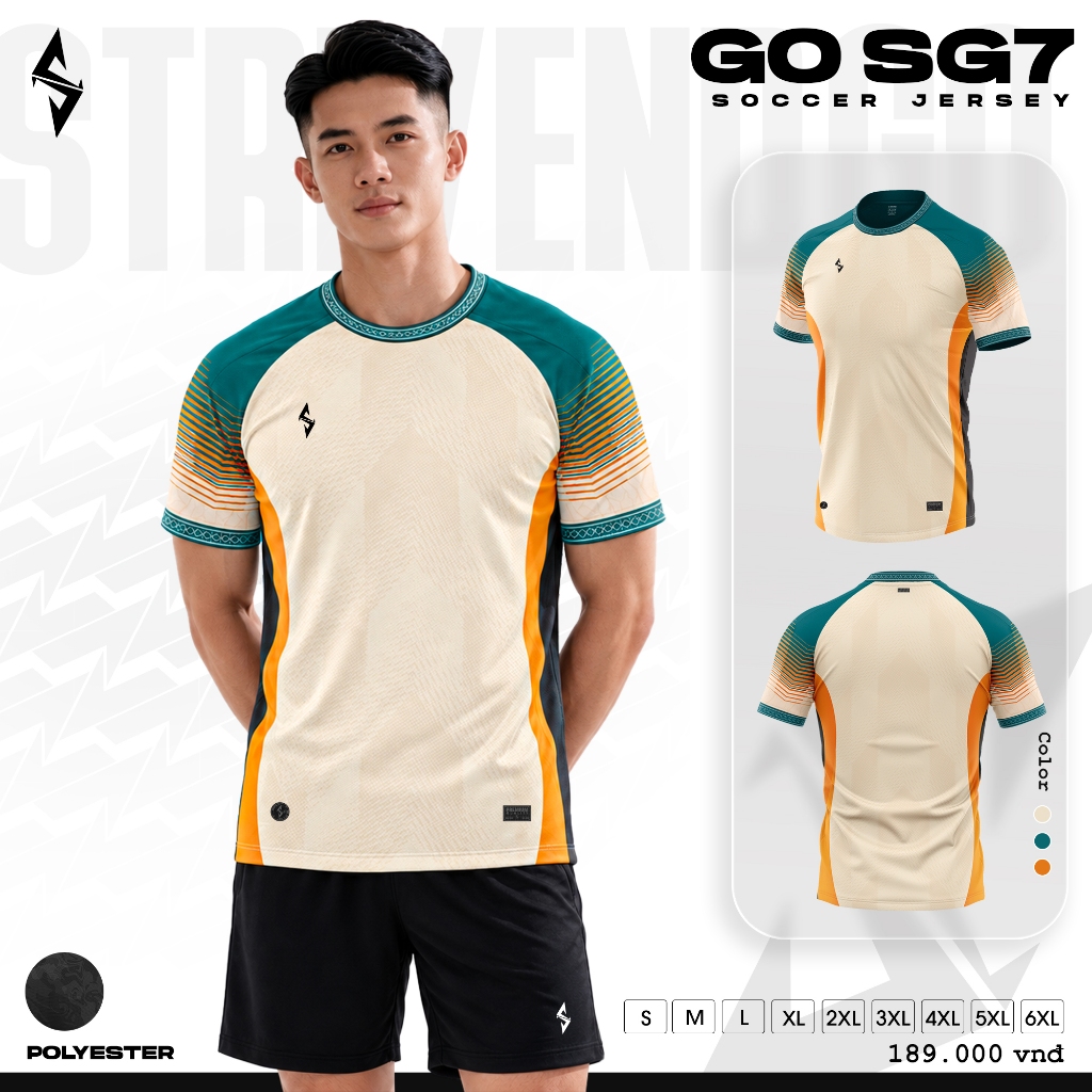 BST Quần Áo Bóng Đá Strivend GO SG07 Thun Mè Thoáng Khí Thể Thao Đương Đại_thumbnail_2