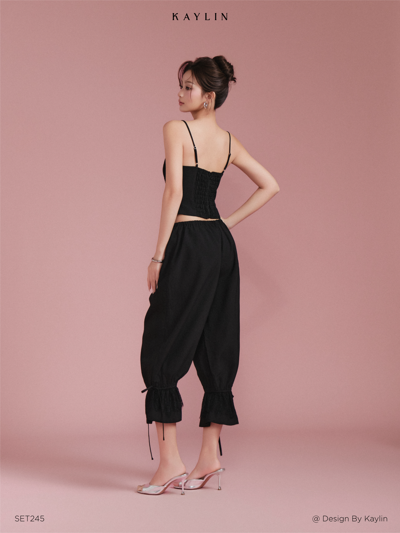 Set Áo Hai Dây Crop & Quần Alibaba Rút Gấu KAYLIN Zella Set_thumbnail_1