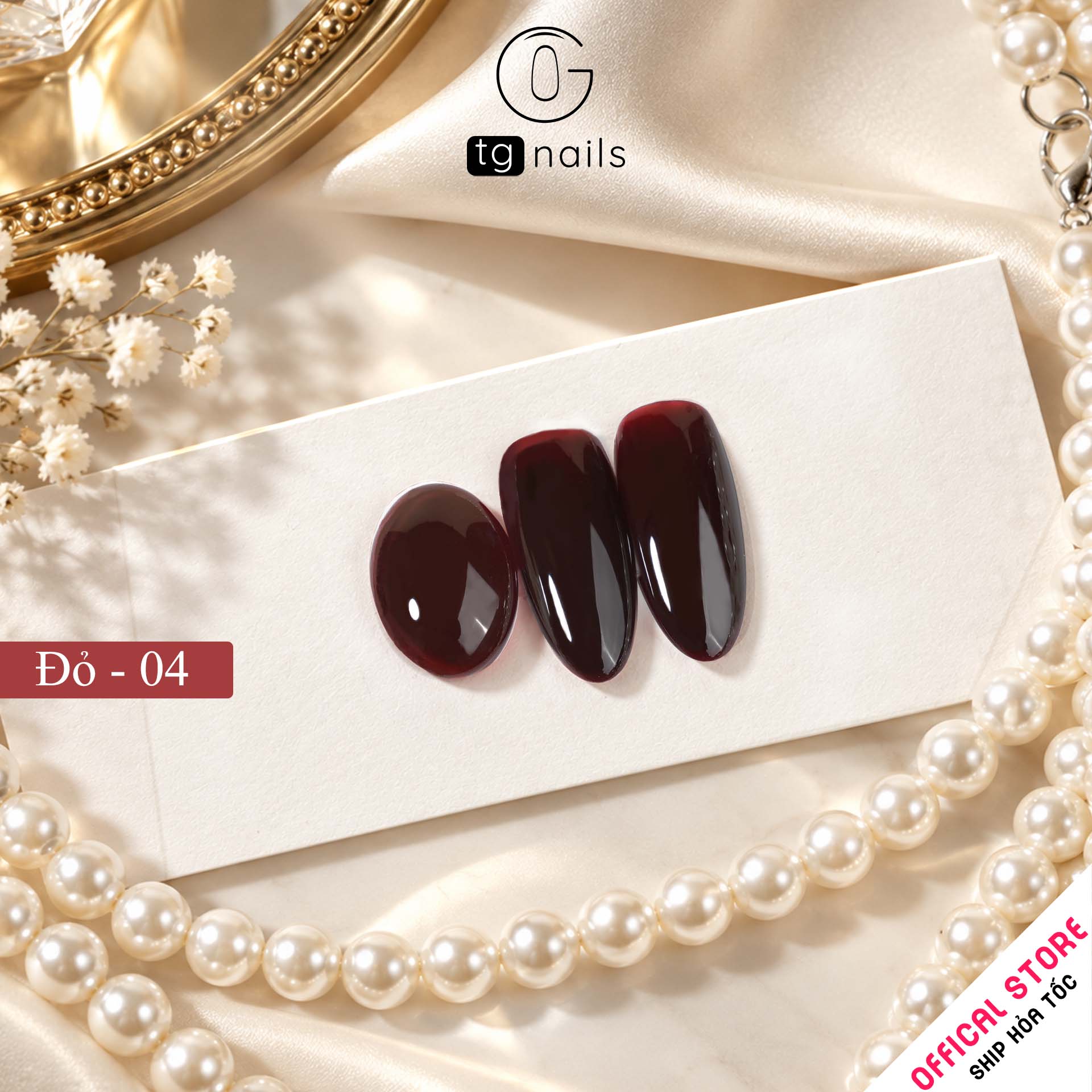 Sơn gel Đỏ chai 10g TG Nails_thumbnail_5
