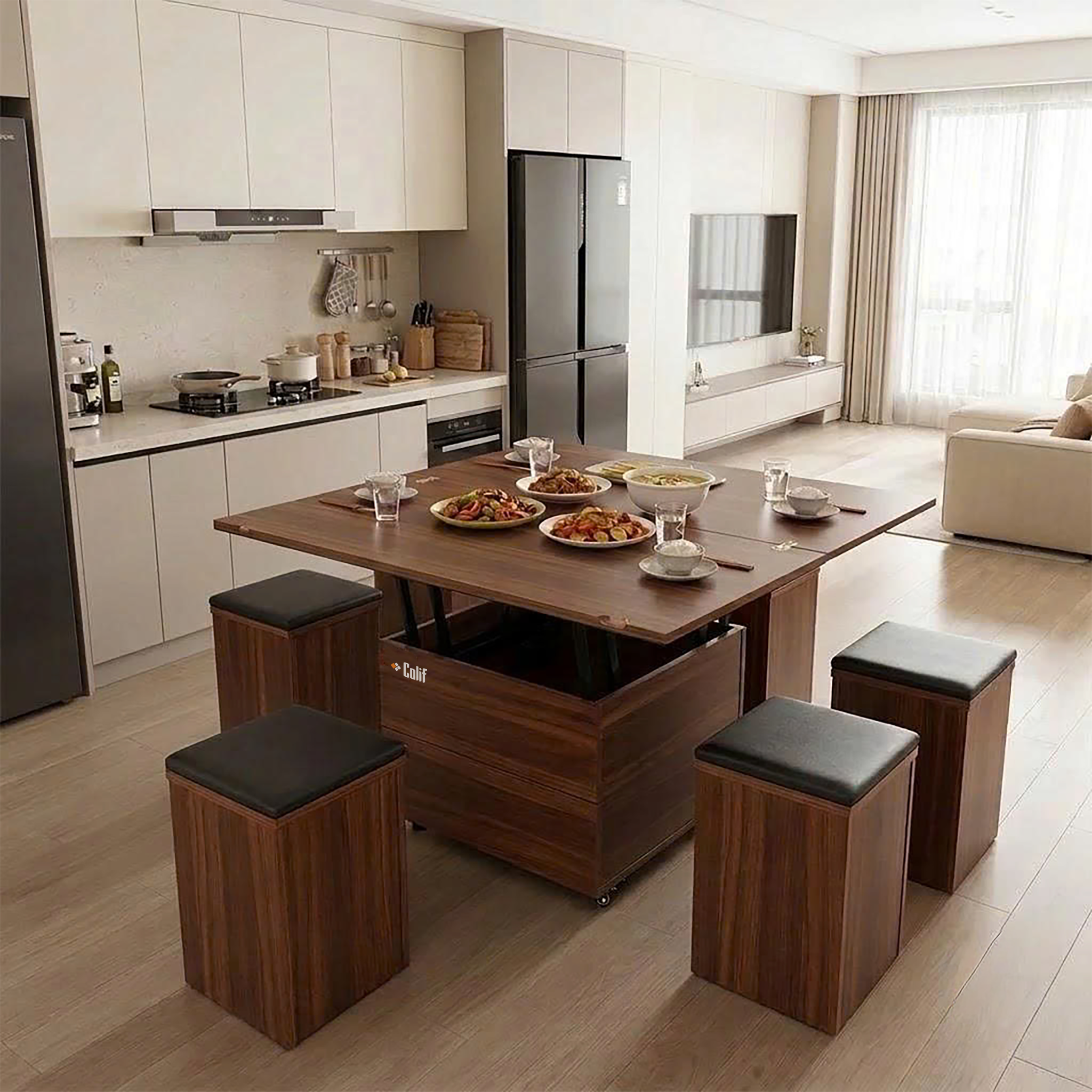 Bàn trà cao cấp cho chung cư, căn hộ | Colif Nội thất thông minh