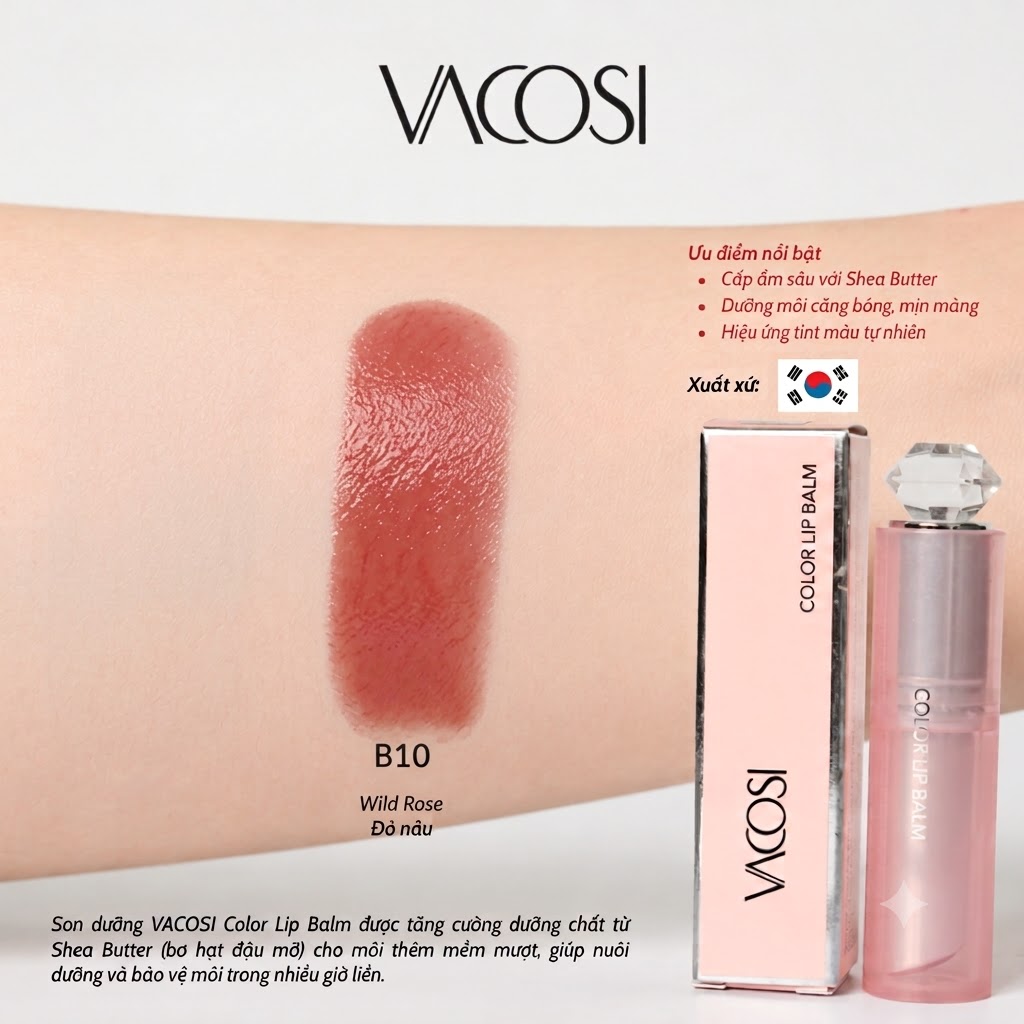 Vacosi Color Lipbalm B10 Wild Rose 3G_thumbnail_2