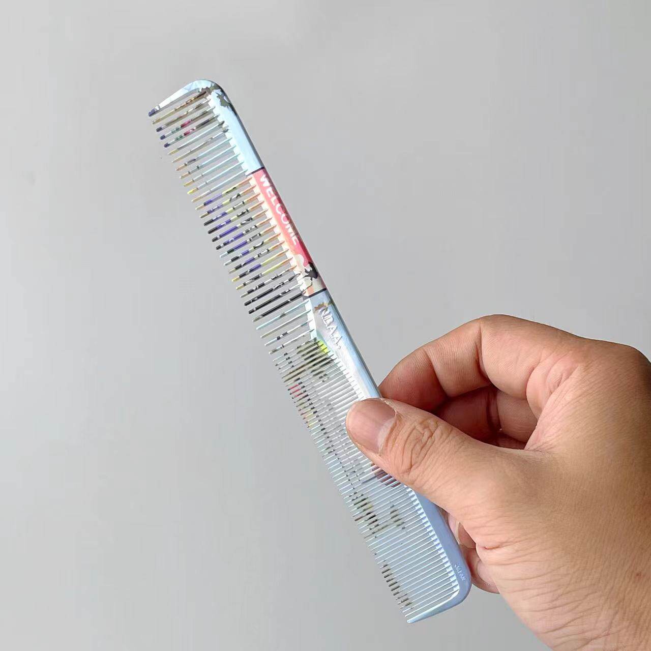 Lược cắt tóc ngắn N.B.A.A họa tiết CMA 180mm (tặng bình xịt)_thumbnail_18