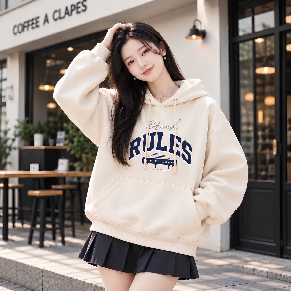 Áo nỉ hoodie nữ nhiều hình chất liệu nỉ da cá nhiều hình dễ mặc -  Loza NM001_thumbnail_4